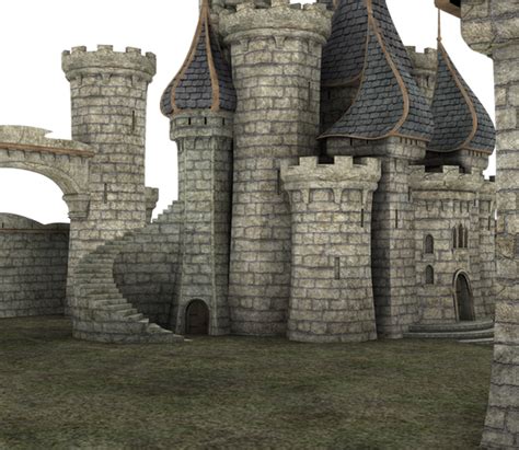3d Fantasy Castle Stock Parts 27 Kingdom Scene By Madetobeunique On