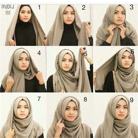 Beautiful Simple Wrap Hijab Tutorial Hijab Fashion Inspiration Hijab Tutorial Hijab Style