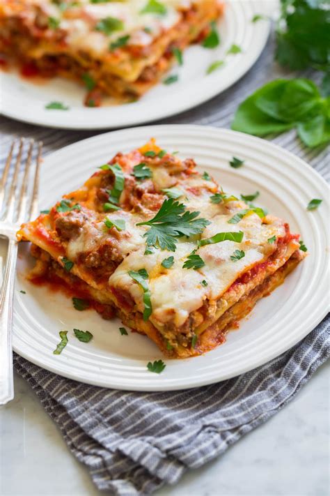 Easy Low Fat Lasagna Recipe