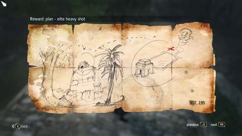 Assassin S Creed IV Black Flag Treasure Map 307 195 YouTube