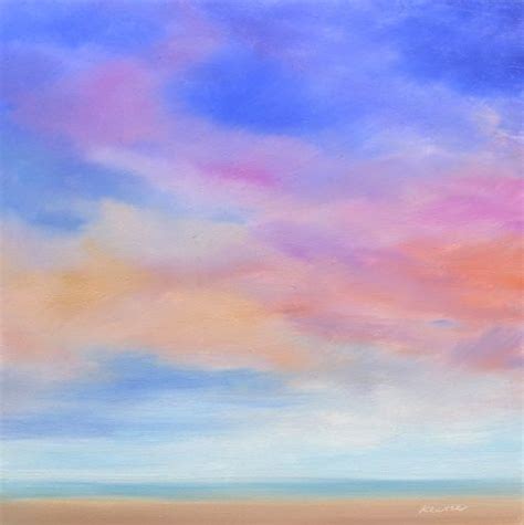 Beach Sky Painting By Artist Carol Keene Original Fine Art Original