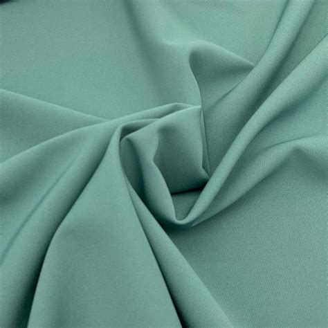 Italian Microfibre Crepe Rimini Sage Green Fabric Collection