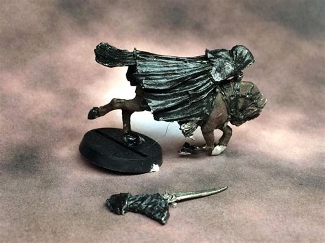 Lord Of The Rings Mounted Ringwraith Nazgul Miniature Metal Games