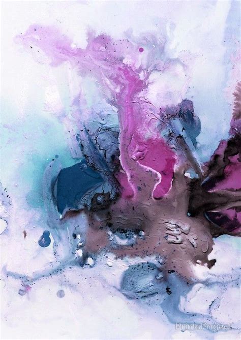 Abstract Watercolor Painting Art Print By Printsproject Abstract