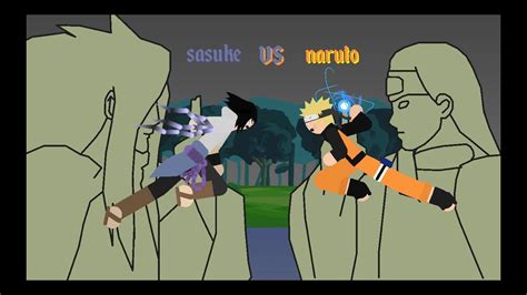 Naruto Vs Sasuke Stick Nodes Youtube