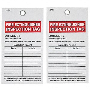 Ever wondered what the biggest football star in the world, cristiano ronaldo, has to say about his collaboration with free fire? BADGER TAG & LABEL CORP Fire Extinguisher Inspection Tag ...