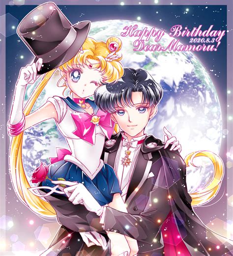 Tsukino Usagi Sailor Moon Chiba Mamoru And Tuxedo Kamen Bishoujo