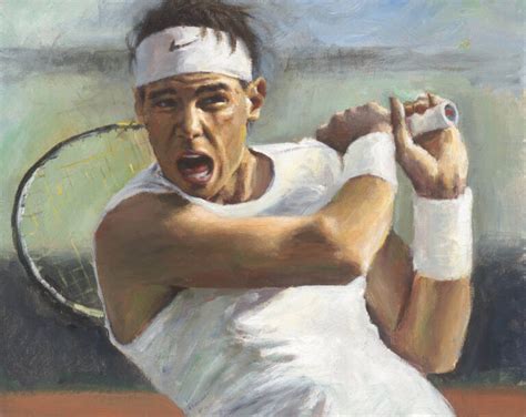 Rafael Nadal Portrait Painting Fabian Perez Art