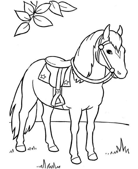 Horse Color Sheet To Print Out Horse Coloring Books
