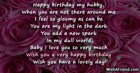 Happy Birthday My Hubby When You Birthday Wish For Husband