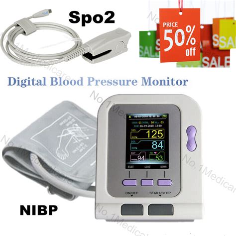 Nibp Adult Spo2 Digital Blood Pressure Monitor Pc Software Fda Ce Ebay