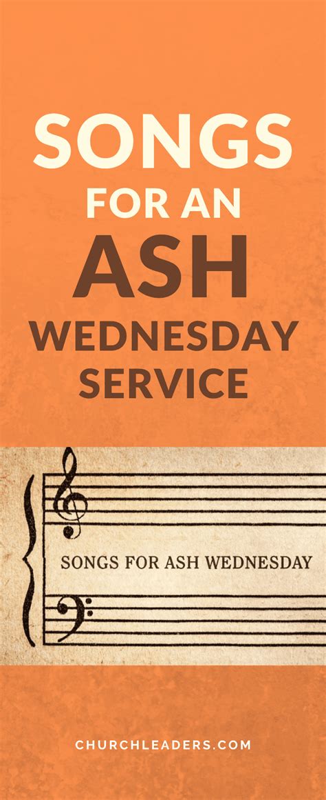 In addition, it features music for special events such as christmas melodies, joyful airs for weddings, and solemn prayers and funerary pieces. Ash Wednesday Songs for Church Service in 2021 | Songs, Praise songs, Wednesday song
