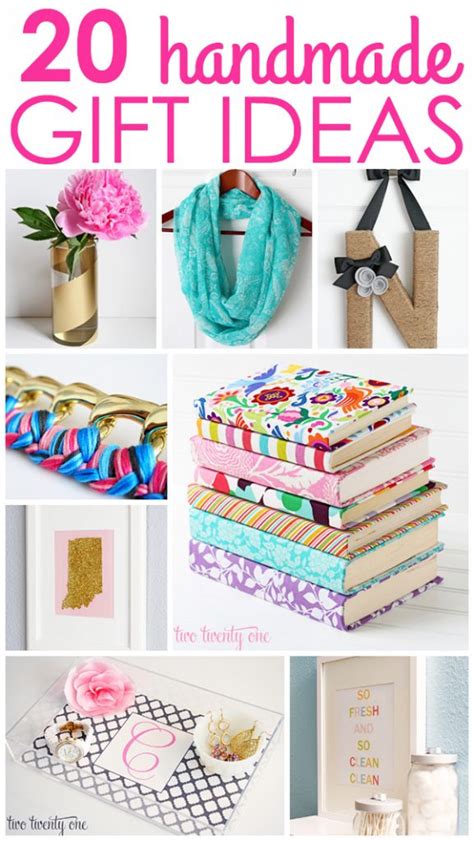 Or, get unique ideas for diy presents. Handmade Gift - 20 Ideas for Everyone on Your List