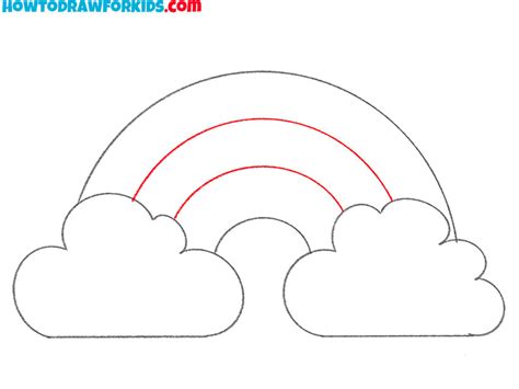 How To Draw A Rainbow Easy Drawing Tutorial For Kids