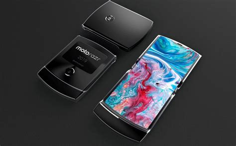 Flip Motorola Razr 2019 Smartphone And Intermediate One Vision Has