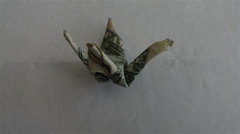 Origami Crane Out Of A Dollar Bill Origami Crane Dollar Bill Origami