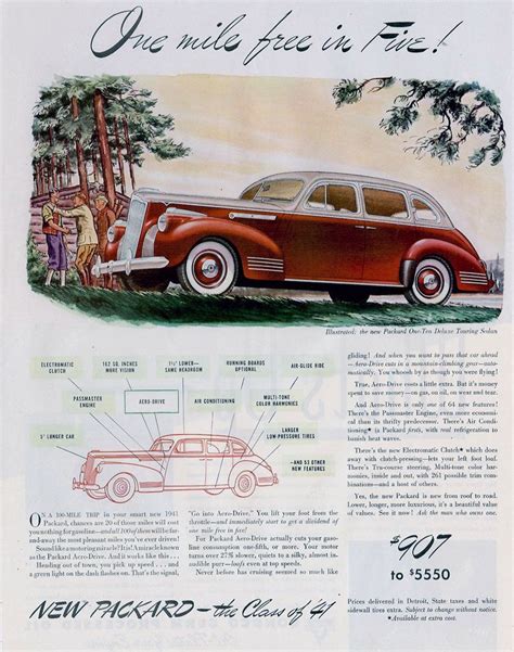 1941 Packard Brochure Packard American Classic Cars Packard Cars