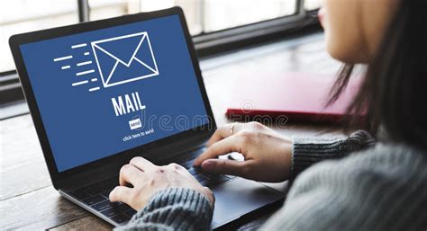 Mail Online Message Global Communications Connection Concept Stock