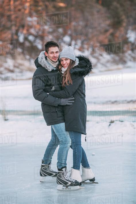 Cute Couples Ice Skating