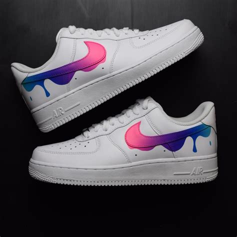 Introducing Our Custom Painted Drip Tick Nike Air Force 1 Sneakers