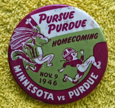 University Of Minnesota Homecoming Buttons 1946