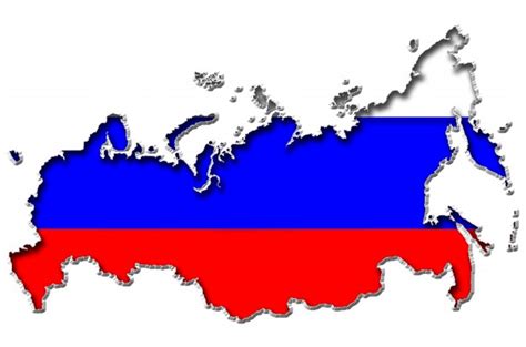 Mapa Da Rússia Na Bandeira Russa Foto Stock Gratuita Public Domain