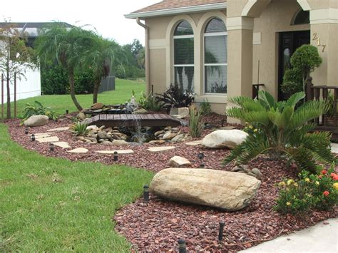 Inspiration for a traditional shade stone landscaping in boston. Natural Large Rocks For Landscaping - HomesFeed