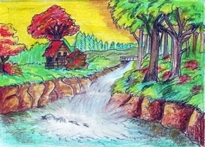 nature drawing color (easy) - Google Search | Nature drawing, Drawings, Art