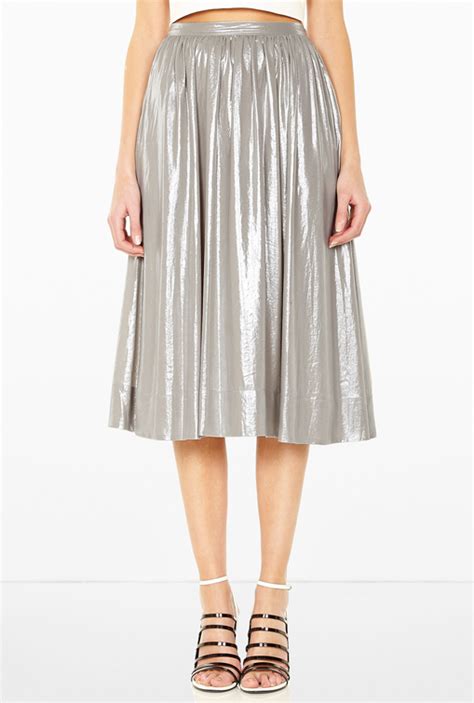 Lunchtime Buy Whistles Daisy Foil Skirt My Fashion Life