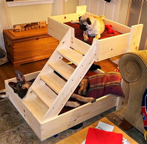 Look At This Amazing Pallet Wood Bunk Bed For Both Of Your Lovely