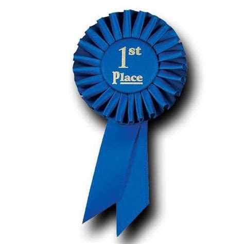 Blue Ribbons And Rosettes Blue Ribbons Trophycentral