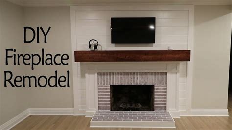 A home remodel is the perfect time to relocate or redesign your current fireplace. DIY Fireplace Remodel Pt 2: Shiplap, Painting and More ...