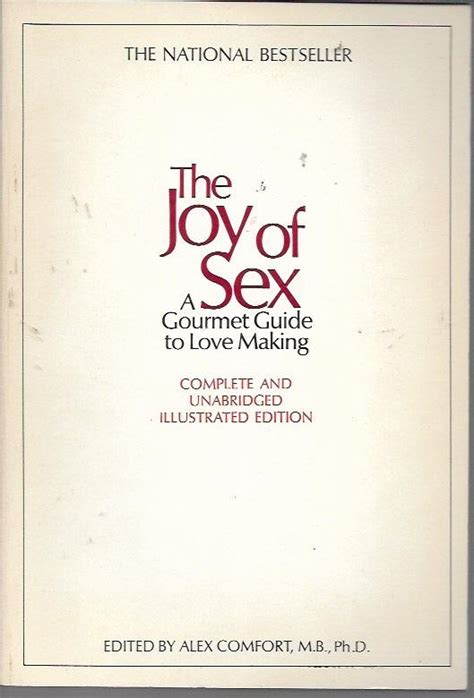 The Joy Of Sex And More Joy Of Sex 2 Volumes By Comfort Alex Vg