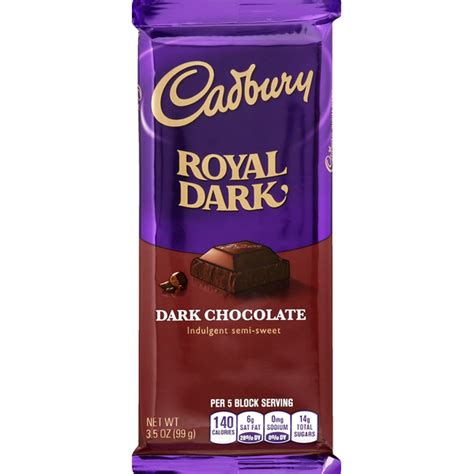 Cadbury Dark Chocolate Royal Dark 35 Oz Instacart