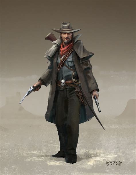 Artstation Conor Burke S Submission On Wild West Character Design