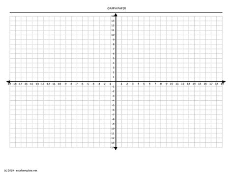 16 X 16 Printable Graph Paper With Axis And Numbers Printable Graph Paper