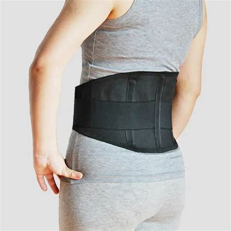 Women Medical Lower Back Brace Waist Belt Spine Support Men Belts