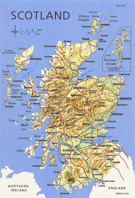 Szkocja to jedna z części składowych wielkiej brytanii (obok anglii, szkocji i irlandii północnej). Kartinki Frutinki: Wielka Brytania - Szkocja