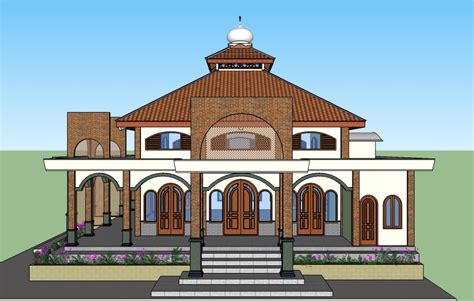 Masjid 2 lantai dwg, struktur bangunan pagar lantai 2 masjid desain minimalis contoh desain masjid minimalis 1 dan 2 lantai seiring berkembangnya zaman perubahan demi perubahan. Gambar Rancangan Bangunan Masjid - MASJID BAITUSSALAM