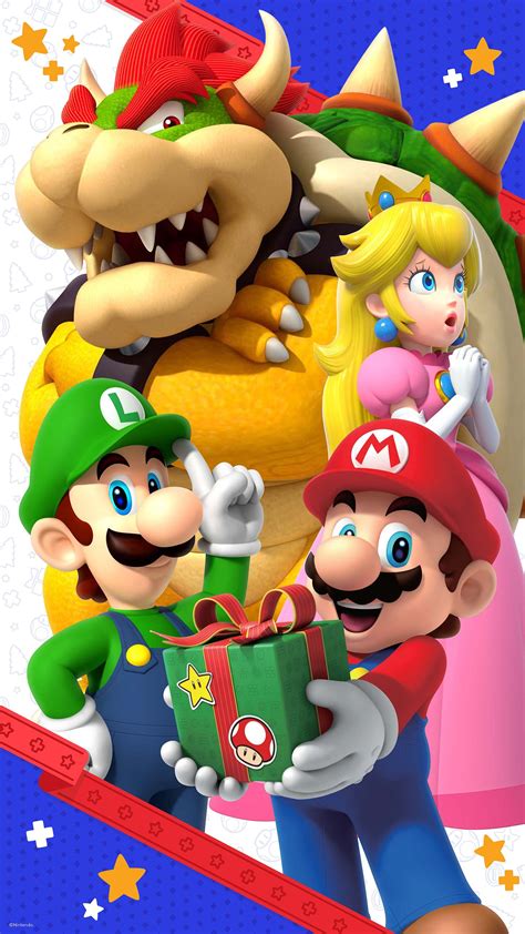 Nintendo Christmas 3 Juegos De Consolas Fondos Mario Bross Dibujos