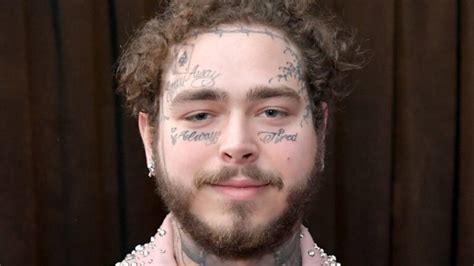 Post Malone Gets A New Forehead Tattoo It Reads DDP Body Tattoo Art