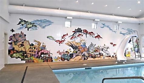 21 Swimming Pool Wall Mural Ideas Intheswim Pool Blog Backyard Pool