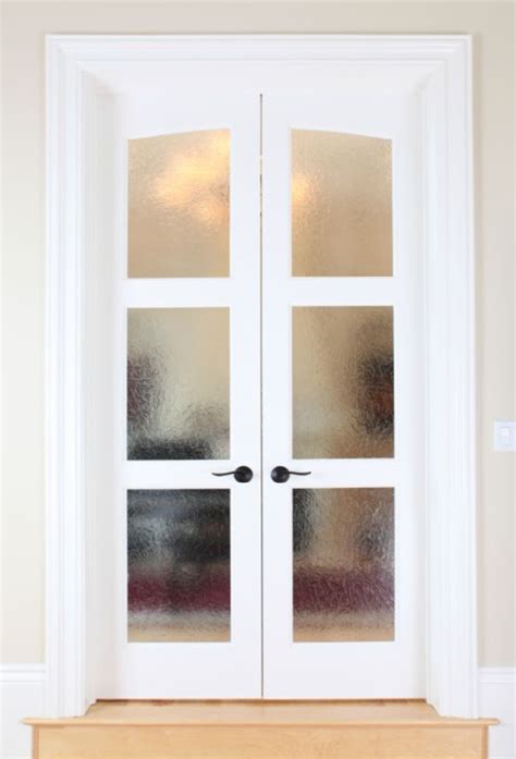 Frosted Glass French Doors Glass Door Ideas