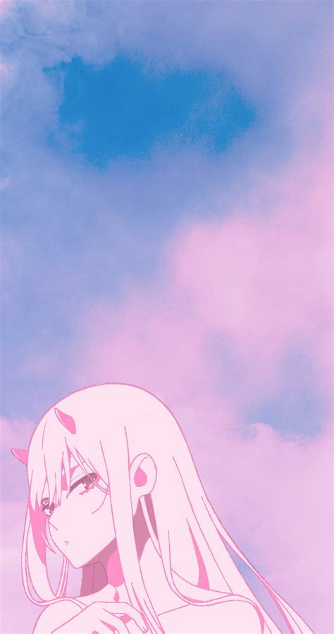 Zero Two Aesthetic Pink Anime Girl Anime Aesthetic Zerotwo