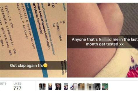 girl uses snapchat to tell the world she has sti…again daily star