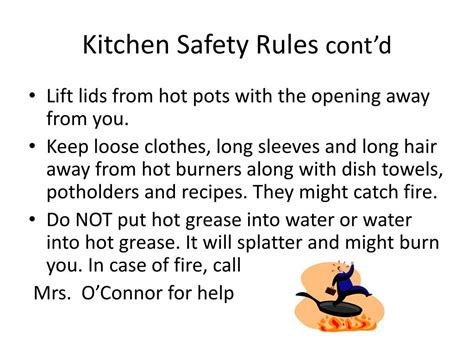 Design a kitchen for safety first. PPT - Kitchen Safety Rules PowerPoint Presentation, free ...