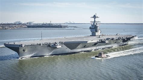 The 13 Billion ‘barge The Us Navys Newest Aircraft Carrier Cant