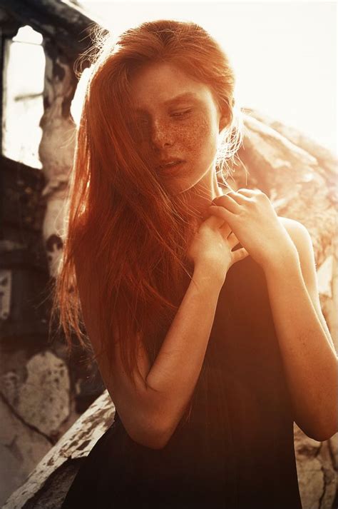 untitled by lena dunaeva via 500px with images redhead freckles redheads