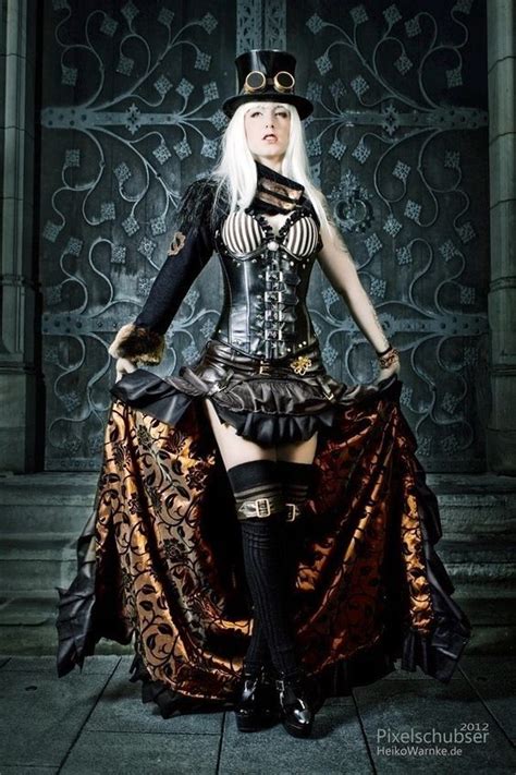 Pin De Alquimista Redes En Steampunk Style Vestido Steampunk Moda