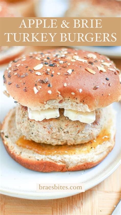 Best Apple Turkey Burgers With Fig Jam And Cheddar Brae S Bites